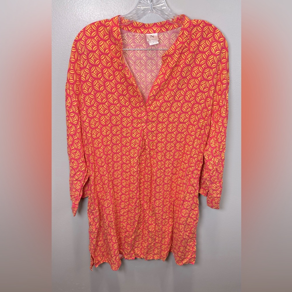 Natori Women's Nightgown Sleepshirt/Dress‎ Loungewear Abstract Size Medium